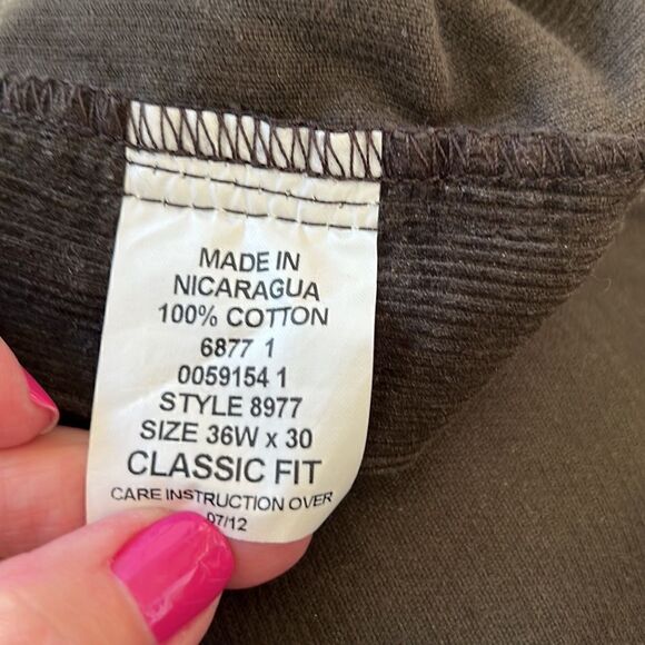 Saddlebred Chocolate Brown Corduroys 36x30 - Picture 3 of 5